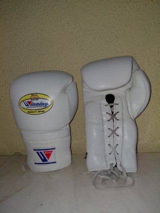 Guantes de Boxeo Blancos 16oz