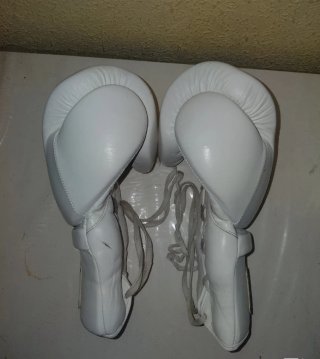 Guantes de Boxeo Blancos 16oz