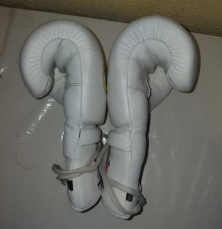 Guantes de Boxeo Blancos 16oz