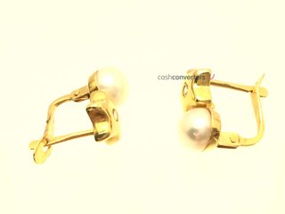 pendientes oro 18k con piedra con circonita