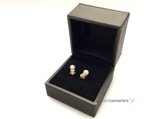 pendientes oro 18k con piedra con circonita