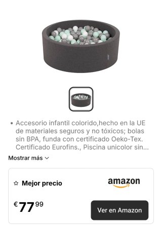 Piscina de bolas infantil