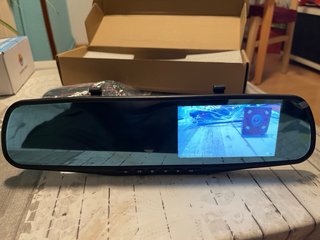 Camara grabadora espejo retrovisor coche