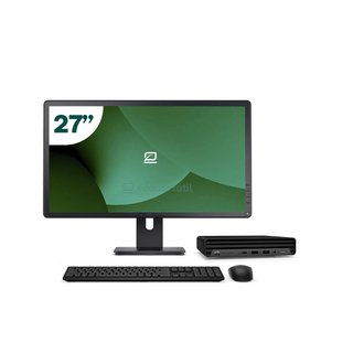 Pack HP 600 G6 Mini i5 10500T 16GB SSD 256GB + LCD 27" + Tecl y Ratón Inalámbrico + WiFi