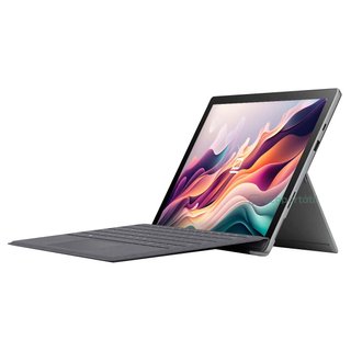 Microsoft Surface Pro 7+ Plus Táctil + Teclado Gris/Gris Noche 12,3" i5 1135G7, 8GB, SSD 256GB, 3K, Plata, A
