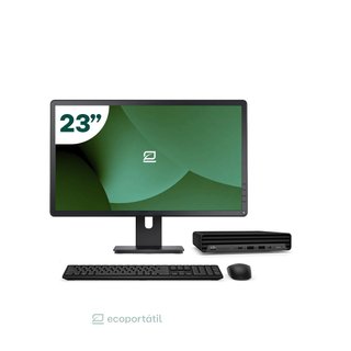 Pack HP 600 G6 Mini i5 10500T 16GB SSD 512GB + LCD 23" + Tecl y Ratón Inalámbrico + WiFi