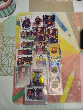 Cromos FC Barcelona - Gavi, Lewandowski, Fermín