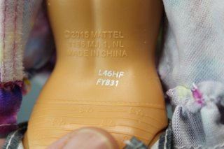 Muñeca Barbie Fashionistas #112. Mattel 2015.