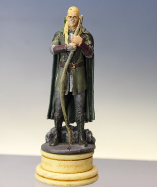 Legolas, El Señor de los Anillos. Figura ajedrez de Eaglemoss.