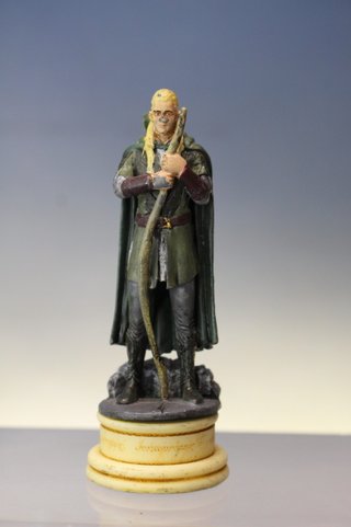 Legolas, El Señor de los Anillos. Figura ajedrez de Eaglemoss.