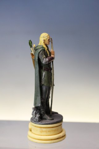 Legolas, El Señor de los Anillos. Figura ajedrez de Eaglemoss.