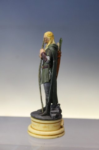 Legolas, El Señor de los Anillos. Figura ajedrez de Eaglemoss.