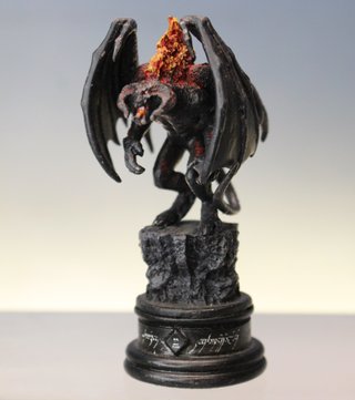Balrog, El Señor de los Anillos. Figura ajedrez de Eaglemoss.