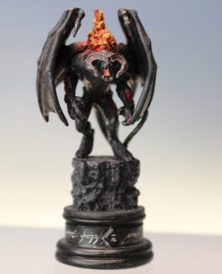 Balrog, El Señor de los Anillos. Figura ajedrez de Eaglemoss.