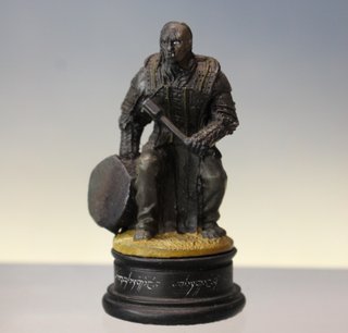 Orco tamborilero, El Señor de los Anillos. Figura ajedrez de Eaglemoss.