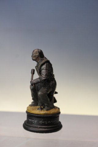 Orco tamborilero, El Señor de los Anillos. Figura ajedrez de Eaglemoss.
