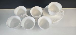 Arcopal, 6 Tazas + 6 platos Desayuno