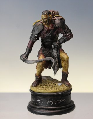 Orco arquero, El Señor de los Anillos. Figura ajedrez de Eaglemoss.