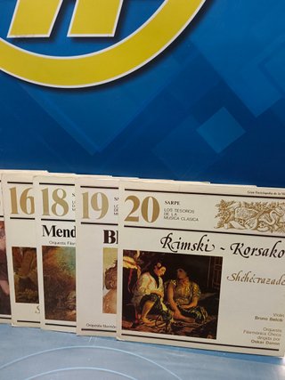 11 discos, LPS, vinilos, SARPE. LOS TESOROS DE LA MUSICA CLÁSICA