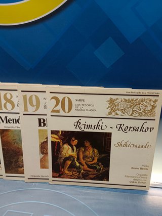 11 discos, LPS, vinilos, SARPE. LOS TESOROS DE LA MUSICA CLÁSICA