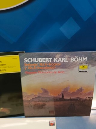 5 discos, LPS, vinilos, MUSICA CLÁSICA, especial Schubert