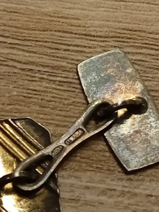 Gemelli da polso oro e argento