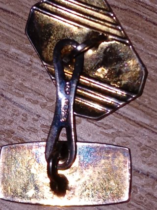 Gemelli da polso oro e argento
