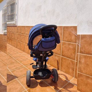 Triciclo Silla Paseo Niño Azul