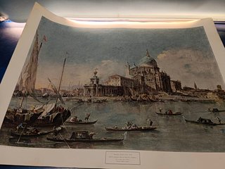lamina, santa maria della salute, venice, 80x62 cm