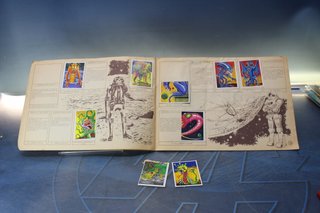 Álbum de cromos: Monstruos. Mundicromo, 1986. Incompleto.