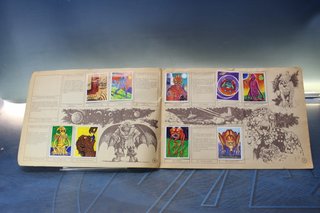 Álbum de cromos: Monstruos. Mundicromo, 1986. Incompleto.