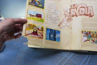 Álbum de cromos: La Vuelta al Mundo de Willy Fog. Danone, 1983.
