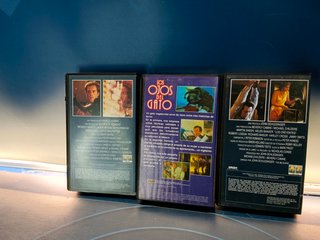 3 películas Terror, Vhs, LOS OJOS DEL GATO, LOS CREYENTES, ATRACCIÓN DIABOLICA