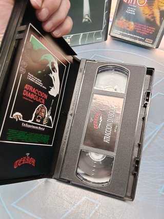 3 películas Terror, Vhs, LOS OJOS DEL GATO, LOS CREYENTES, ATRACCIÓN DIABOLICA