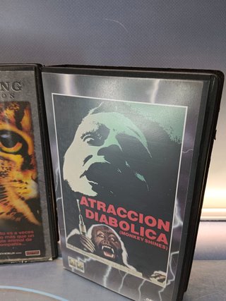 3 películas Terror, Vhs, LOS OJOS DEL GATO, LOS CREYENTES, ATRACCIÓN DIABOLICA