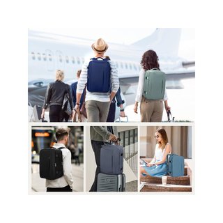 Xkdoai mochila viaje cabina antirrobo