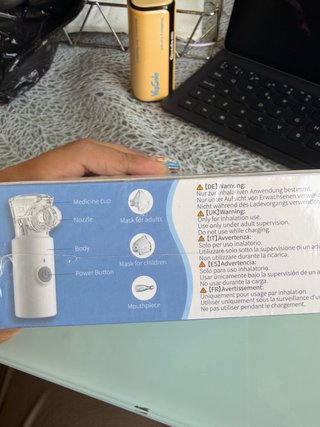 Sixriver Nebulizador Ultrasónico Portátil Recargab