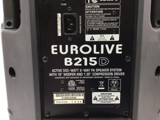 otros musica profesional behringer eurolive b215d