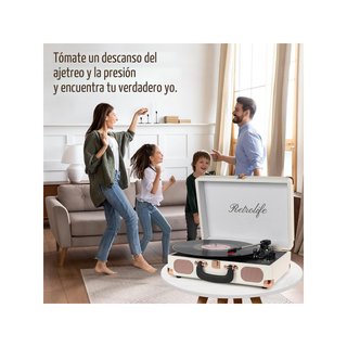 Retrolife INDIVIDUAL SUITCASE RECORD PLAYER