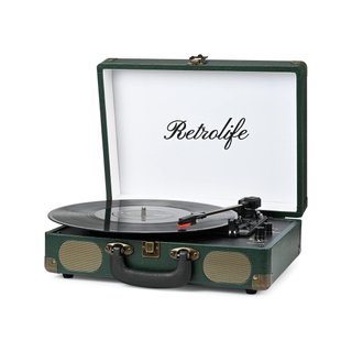 Retrolife INDIVIDUAL SUITCASE RECORD PLAYER