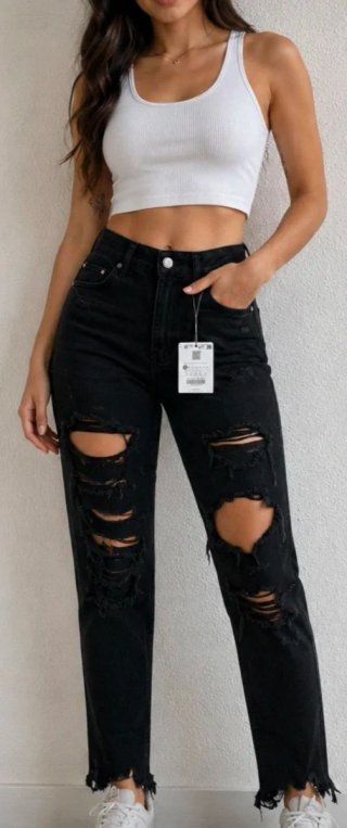 Pantalón vaquero Bershka mujer