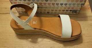 Sandalias Oh My Sandals Blancas Cuña