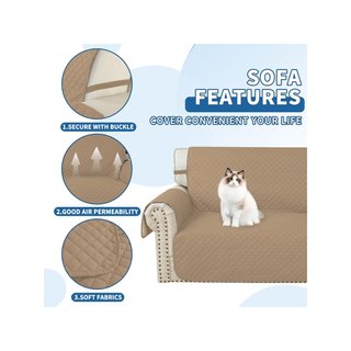 Funda sofá impermeable reversible chaise longue