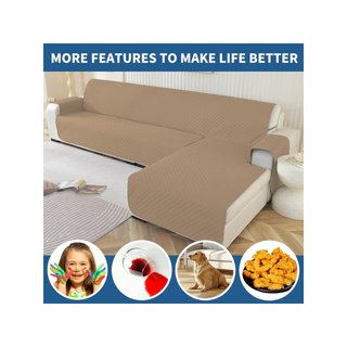 Funda sofá impermeable reversible chaise longue