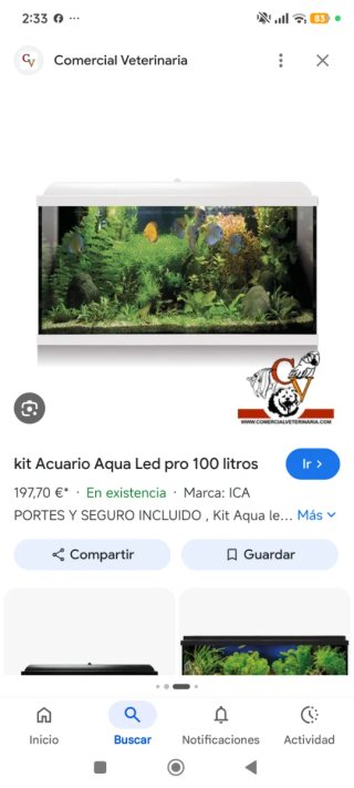 Acuario Aqua Led Pro 100 Litros