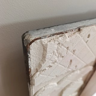 Puerta trampilla hecha a medida de hierro. Estaba