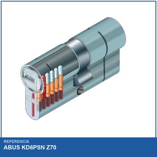 ABUS KD6PSN Z70 Cilindro botón seguridad