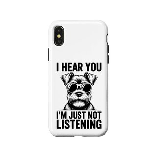 Carcasa iPhone 11 Schnauzer miniatura protectora