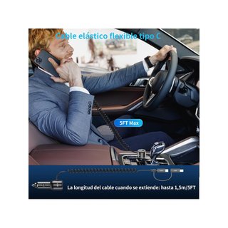 Caricatore auto ricarica rapida 110W USB C A