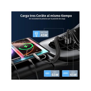 Caricatore auto ricarica rapida 110W USB C A